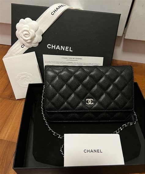 chanel classic woc black caviar.